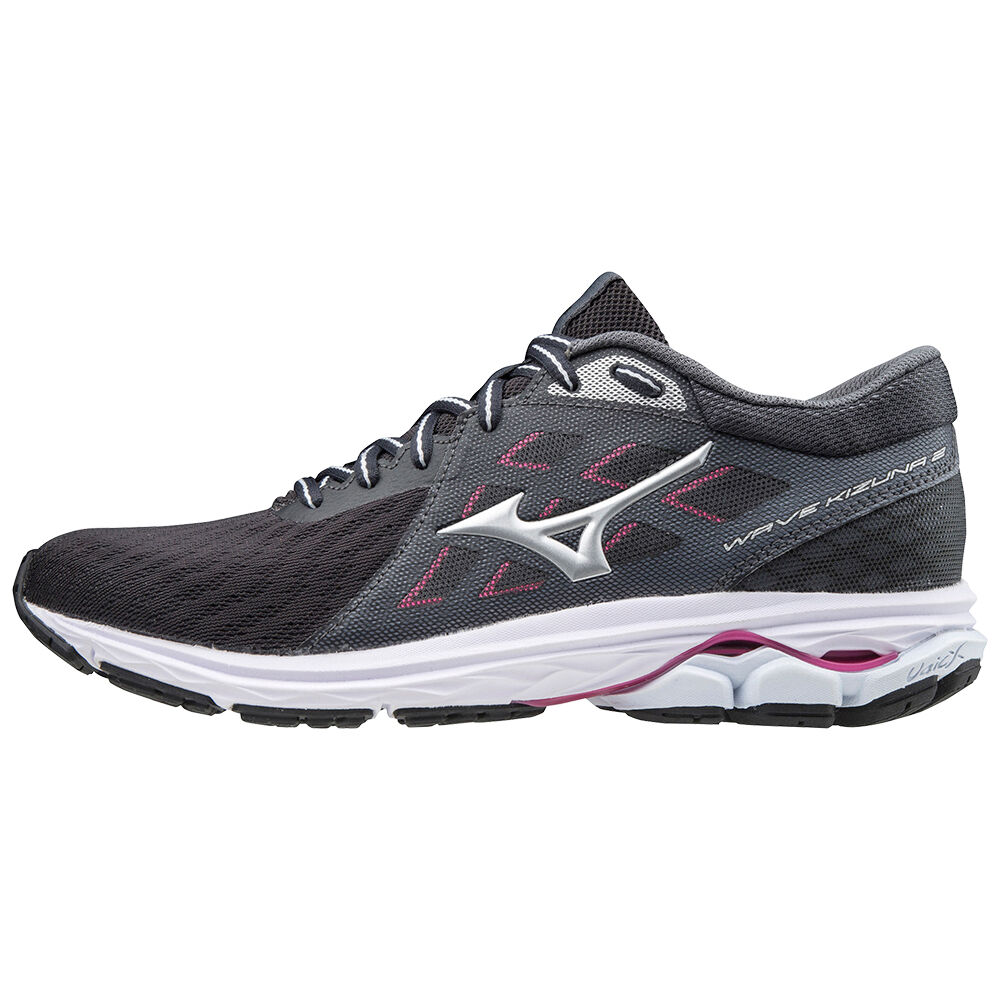 Damske Bezecke Topanky Mizuno Wave Kizuna 2 Siva/Strieborne Vypredaj BQMN34961